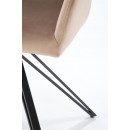 Стул HALMAR K535 бежевый/черный, поворотный